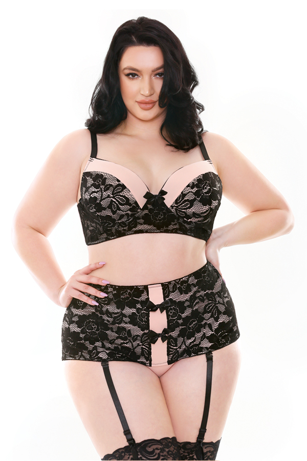 Fantasy Lingerie Curve Margot Contour Cup Bra High Waist Panty