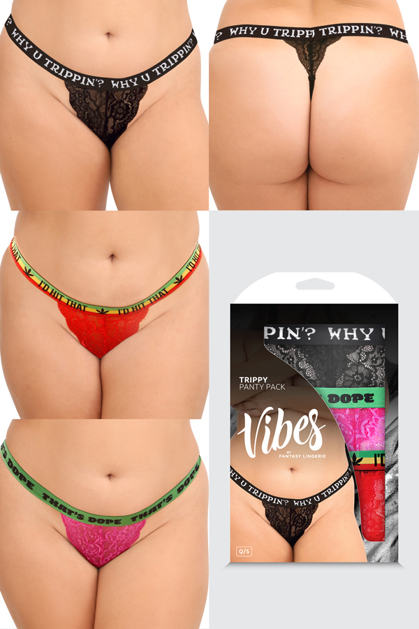 Trippy Vibes Panty Pack Queen