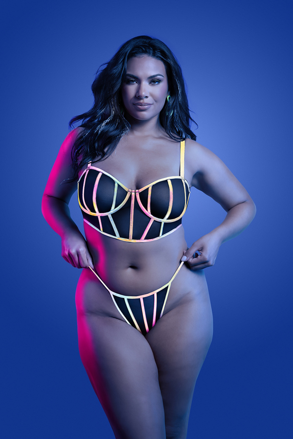 Solar Flare Bra & Panty Queen