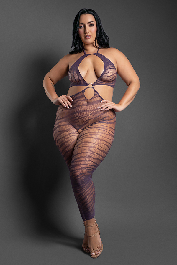 Set Me Free Footless Open Crotch Bodystocking Queen