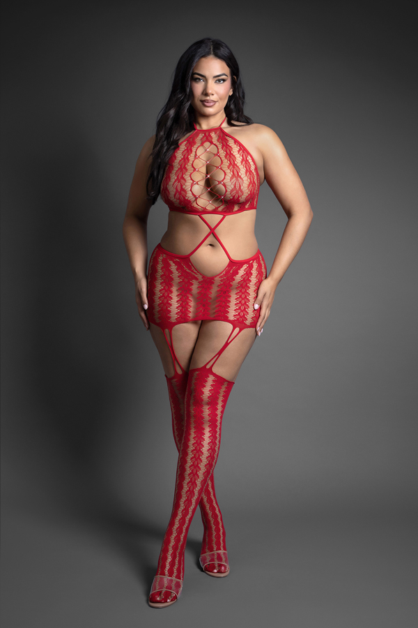 Say Less Bodystocking Dress Queen