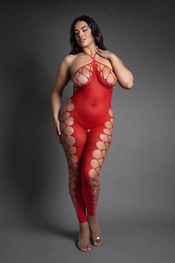 Slow Burn Crotchless Bodystocking Queen