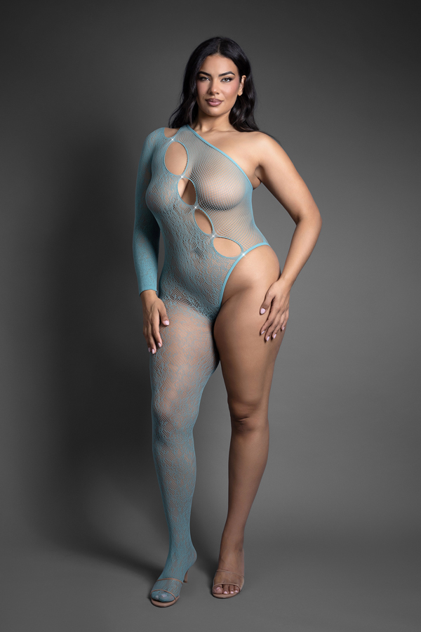 Off Balance Asymmetrical Bodystocking Queen