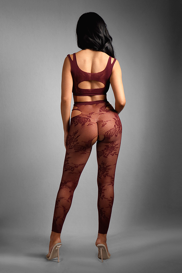 Undivided Attention Top & Crotchless Tights