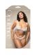 Queen Iridescent Pearl Bra & Panty White