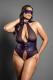 Queen Open Lace-up Teddy & Blindfold