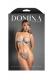 Chain Detail Bra, Crotchless Panty & Choker