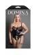 Gartered Zipper Bustier & Open Panty Queen