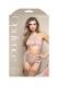Bralette, Garter Belt & Crotchless Pearl G-string