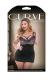 Josephine Cutout Molded Leopard Print Chemise with G-string