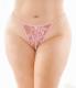 Calla Crotchless Lace Pearl Panty