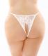 Calla Crotchless Lace Pearl Panty