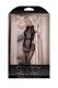Cross Faded High Neck Crotchless Bodystocking